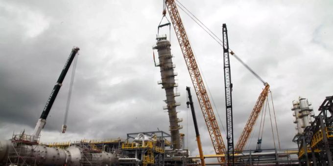 Ein Gaswerk in Bolivien. (Symbolbild) Gas Bolivien