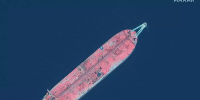 Öl-Tanker «FSO Safer» im Juli 2019 Öl-Tanker «FSO Safer» im Juli 2019