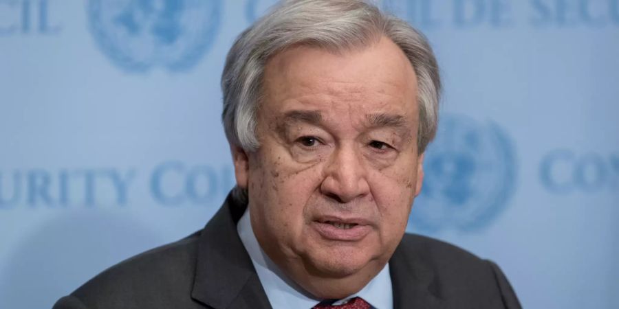 UN-Generalsekretär Antonio Guterres
