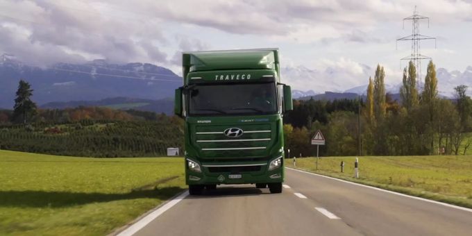 Der Hyundai Xcient Fuel Cell bringt den Wasserstoff Lastwagen in der Schweiz auf die Strassen Hyundai Xcient Fuell Cell