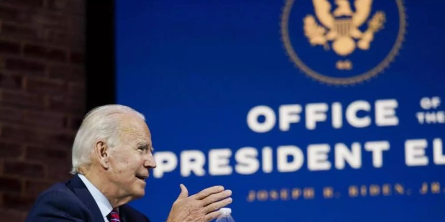 Der gewählte US-Präsident Joe Biden richtet eine Botschaft an die Verbündeten. Foto: Carolyn Kaster/AP/dpa