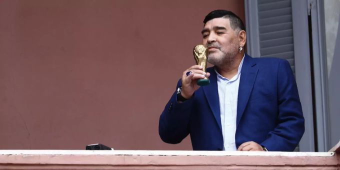 Diego Maradona im Dezember 2019. Diego Maradona