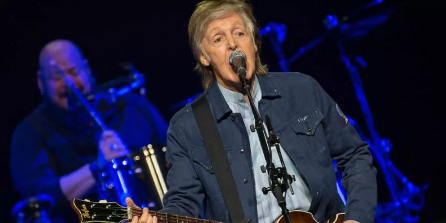 Sir Paul McCartney 2018 bei einem Konzert in Glasgow. Foto: Stewart Westwood / Rmv/RMV via ZUMA Press/dpa