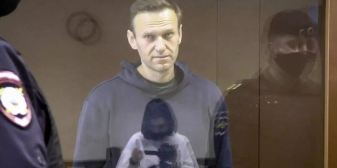«Alle wissen, dass die Wahrheit auf meiner Seite ist»: Alexej Nawalny. Foto: Uncredited/Babuskinsky District Court/AP/dpa nawalny