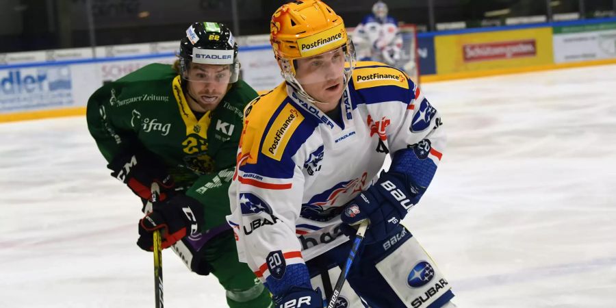 Topscorer Ryan Hayes brillierte in Biasca mit zwei Toren und einem Ass
