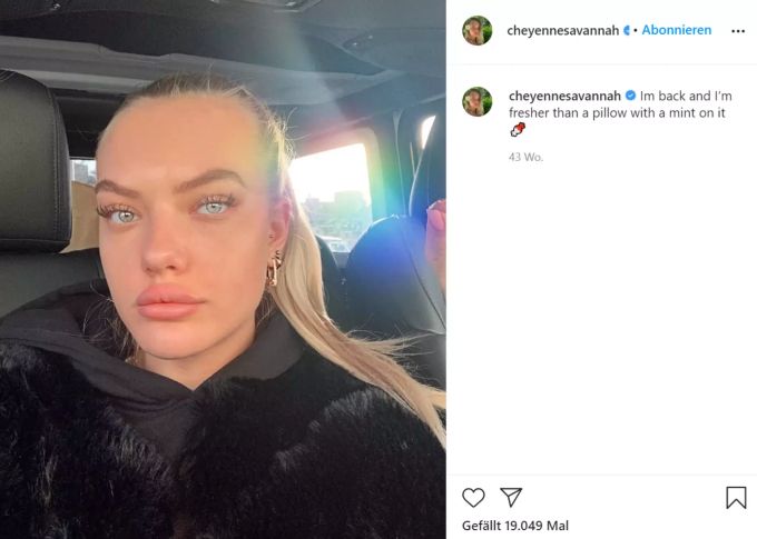 Cheyenne Ochsenknecht kann auf eine Teilnahme bei «GNTM» gut verzichten. Cheyenne Ochsenknecht