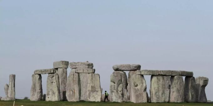 Stonehenge in England ist ein Weltkulturerbe der UNESCO. stonehenge