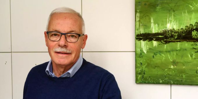 Der Träger des Flawiler Preises 2020: Albert Tanner.