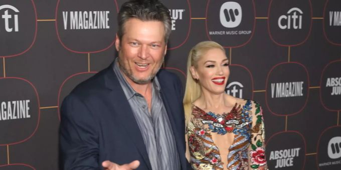 Blake Shelton und Gwen Stefani bei der Pre-Grammy-Party im Januar 2020. gwen stefani