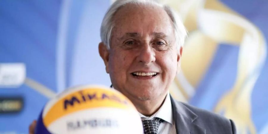 Ary S. Graca, Präsident des Welt-Volleyball-Verbandes (FIVB). Foto: Christian Charisius/dpa