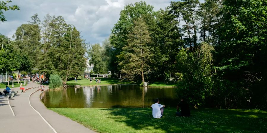 Der Stadtpark in Uster.