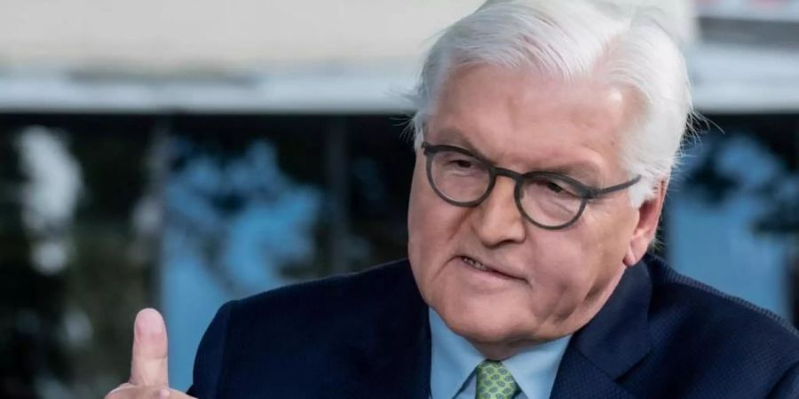 Bundespräsident Frank-Walter Steinmeier: «Wenn es dabei bleibt, dann wird es eine nachhaltige, negative Veränderung zu den westlichen Staaten geben.». Foto: Claudius Pflug/ZDF/dpa