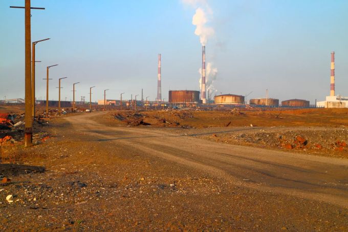 Leck Kraftwerk Nordpolarmeer