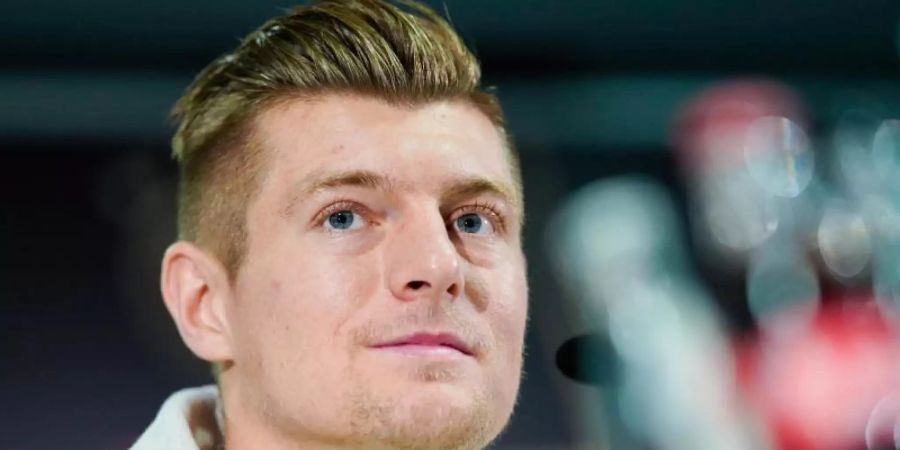 Weltstar mit Humor: Real-Profi Toni Kroos. Foto: Uwe Anspach/dpa