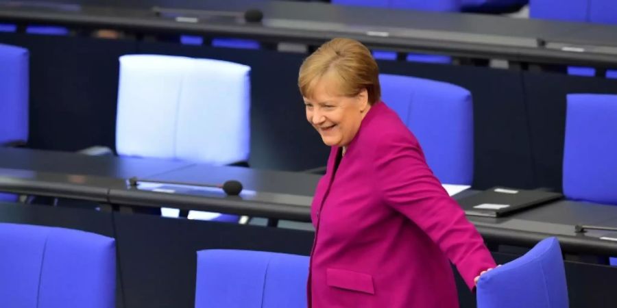 Kanzlerin im Bundestag