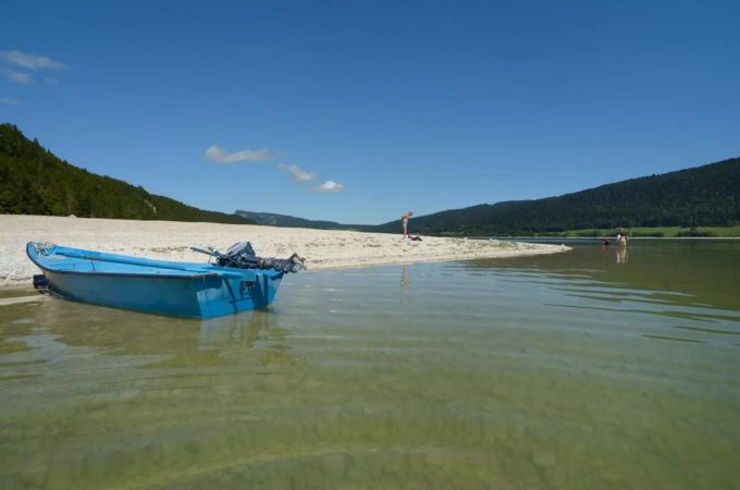 Wie im indischen Ozean: der Lac de Joux Pointe de Sable