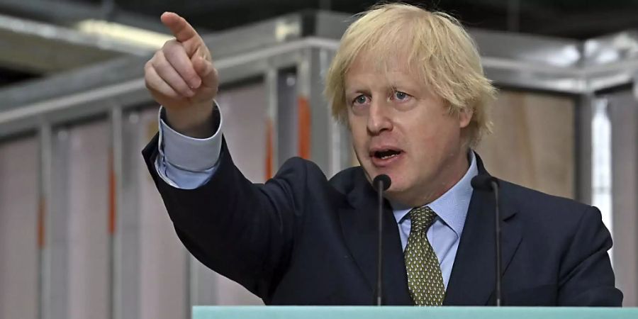 Der britische Premierminister Boris Johnson zeigt China die kalte Schulter. Beim Aufbau des 5G-Mobilfunknetzes will Johnson den chinesischen Anbieter Huawei ausschliessen. (Archivbild)