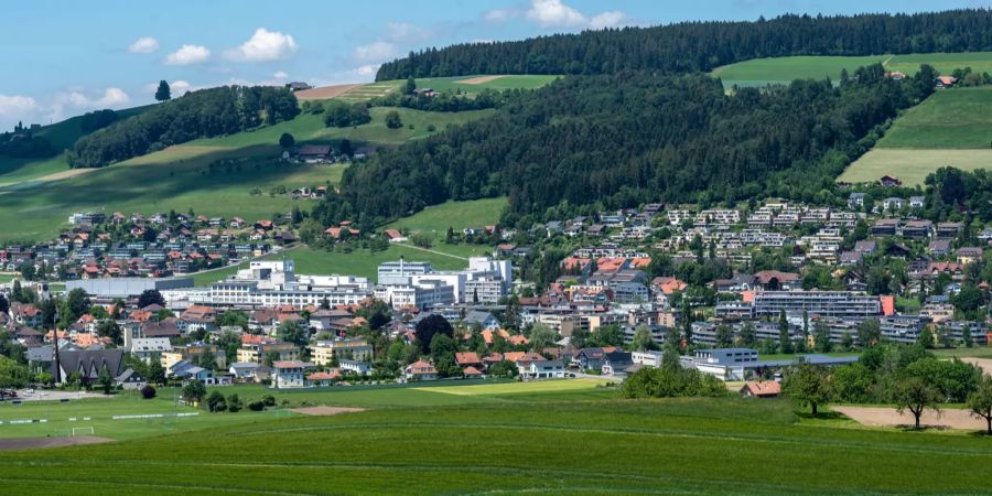 Blick auf Konolfingen.