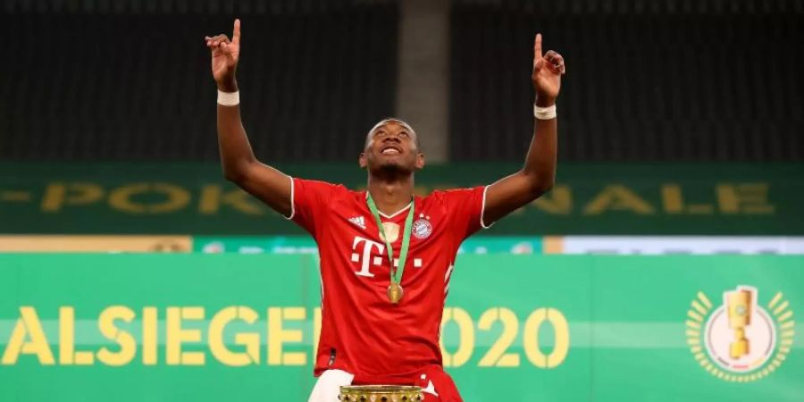 Soll bei Man City hoch im Kurs stehen: Bayern-Profi David Alaba. Foto: Alexander Hassenstein/Getty Images Europe/Pool/dpa