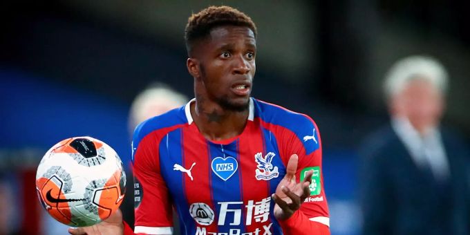 Wilfried Zaha im Dress von Crystal Palace. Crystal Palace Wilfried Zaha