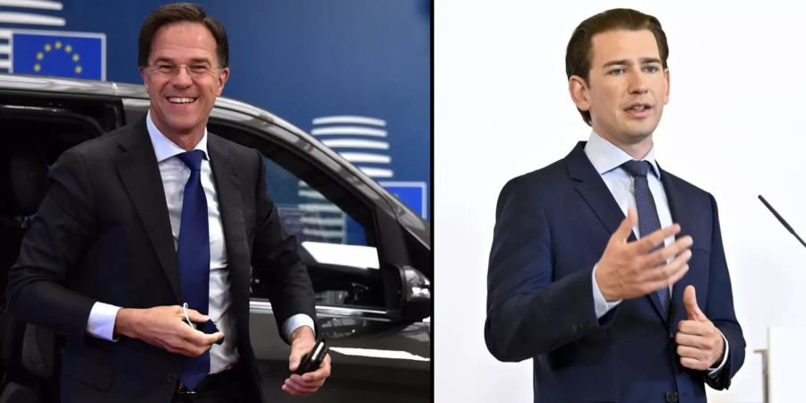 Sebastian Kurz Mark Rutte