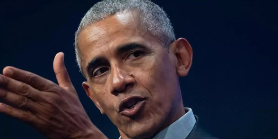 Der ehemalige US-Präsident Barack Obama meldet sich zu Wort. Foto: Sven Hoppe/dpa