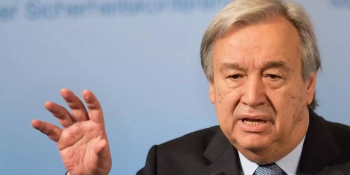 UN-Generalsekretär Antonio Guterres hat angesichts der Corona-Krise mehr internationale Zusammenarbeit gegen Pandemien angemahnt. Foto: Matthias Balk/dpa UN-Generalsekretär Antonio Guterres hat angesichts der Corona-Krise mehr internationale Zusammenarbeit gegen Pandemien angemahnt. Foto: Matthias Balk/dpa