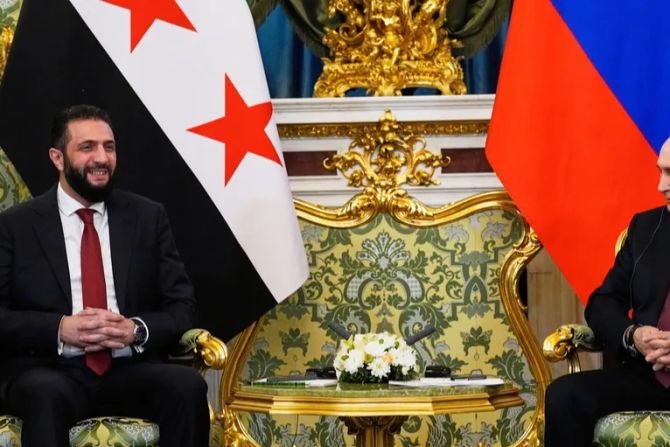 al-Scharaa Wladimir Putin