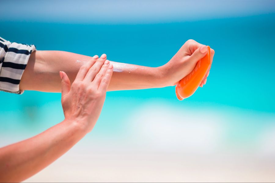 Sonnencreme, Sonne, Haut