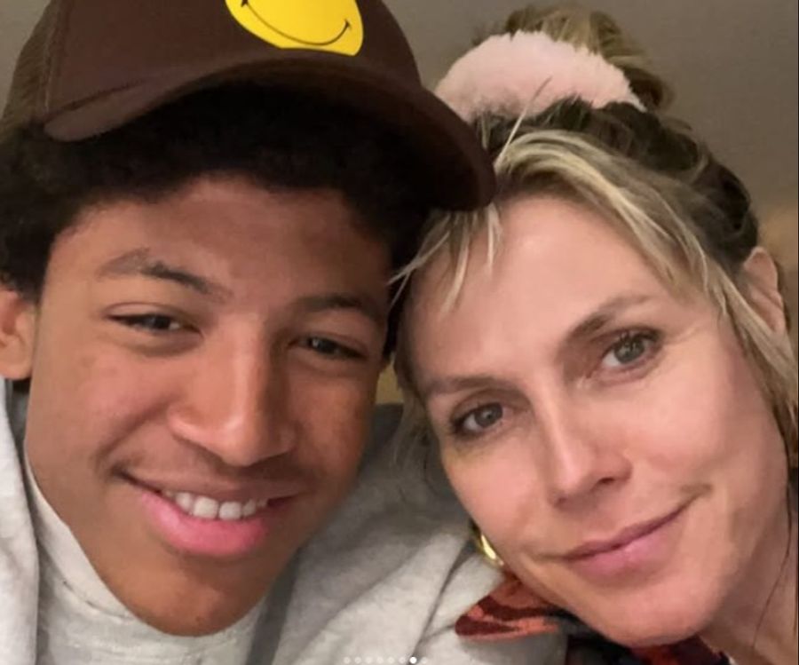 Auch, als Samuel Henry noch jünger war, posierte er gerne mit Mama Heidi Klum