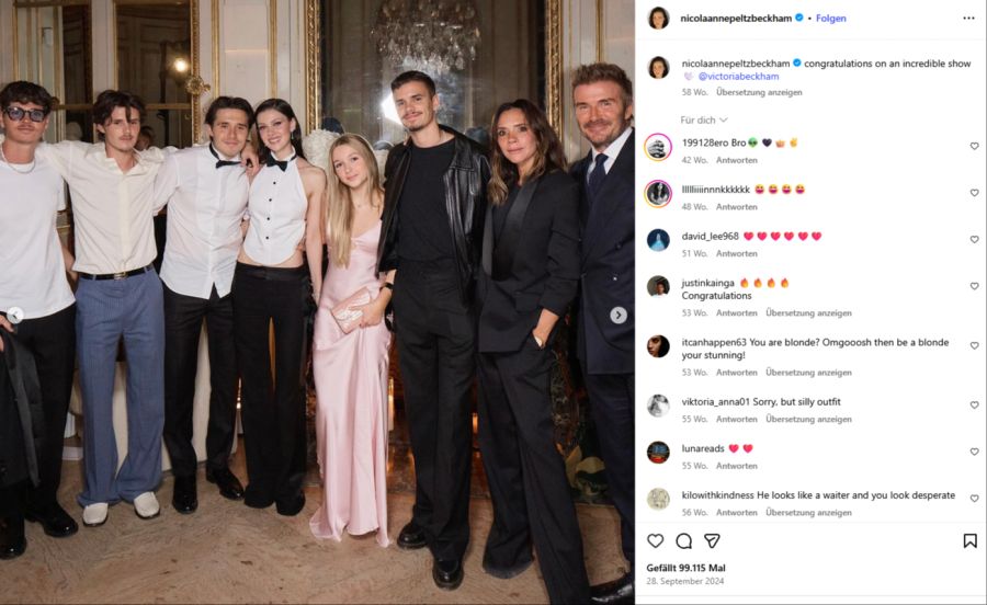 Hier sah man die Familie noch zusammen.