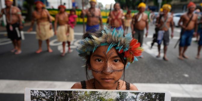 Klimagipfel Proteste Indigene Menschen