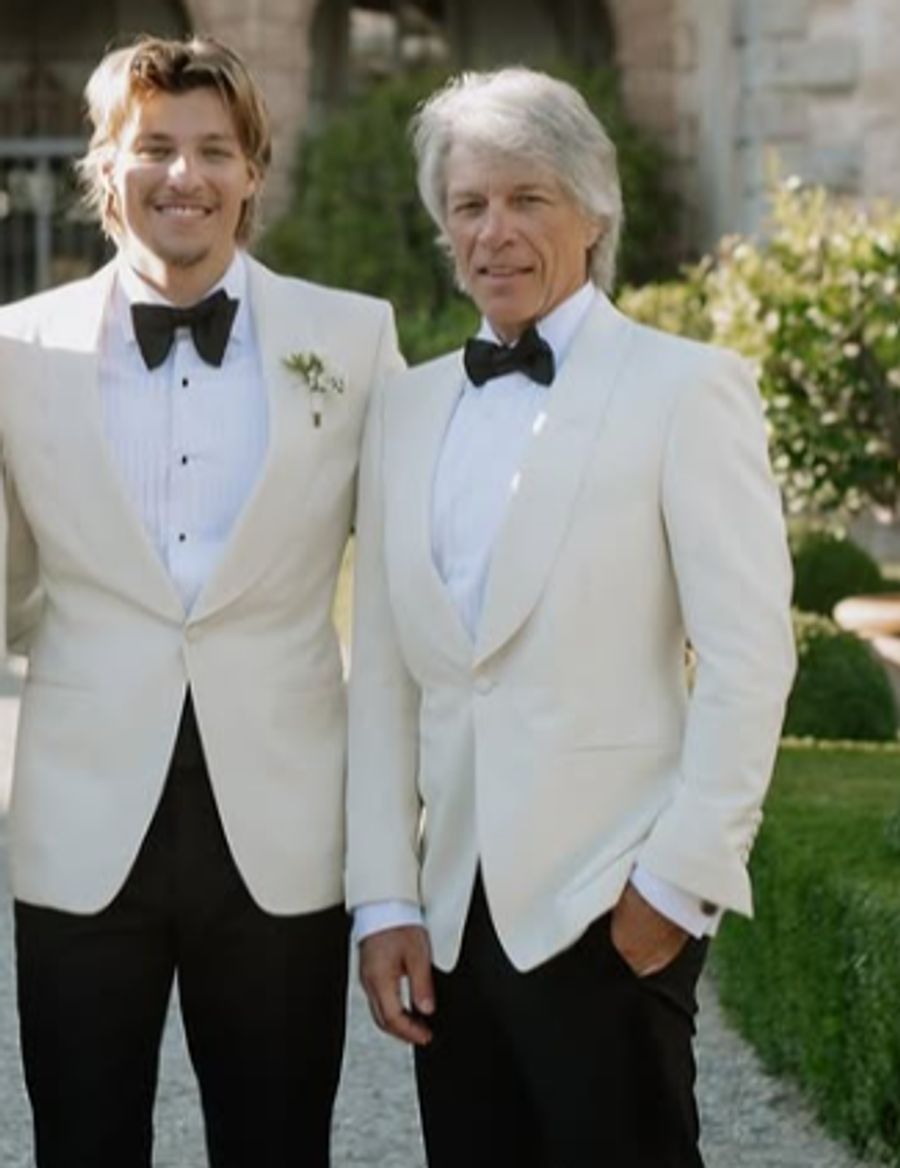 Auch der frischgebackene Grossvater, Jon Bon Jovi, war bei der Hochzeit im vergangenen Jahr dabei.