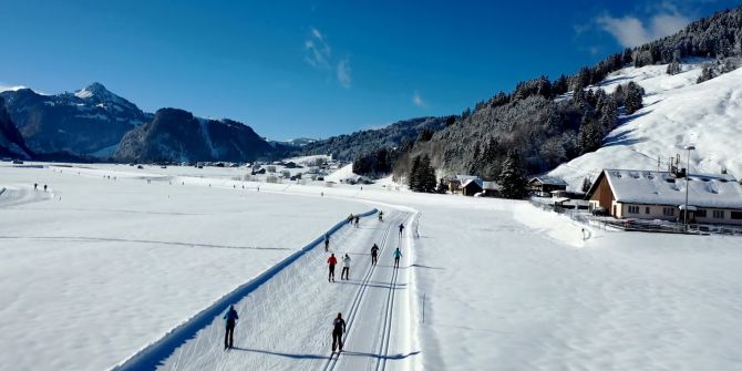 Langlauf Loipe Schwyz