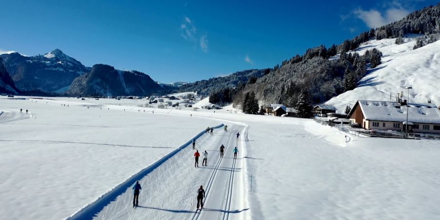 Langlauf Loipe Schwyz
