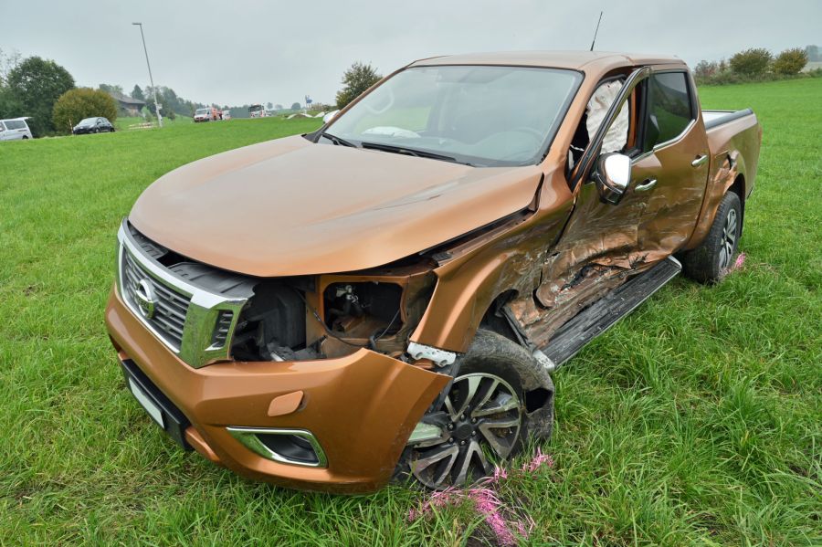 Beim Unfall entstand Sachschaden.