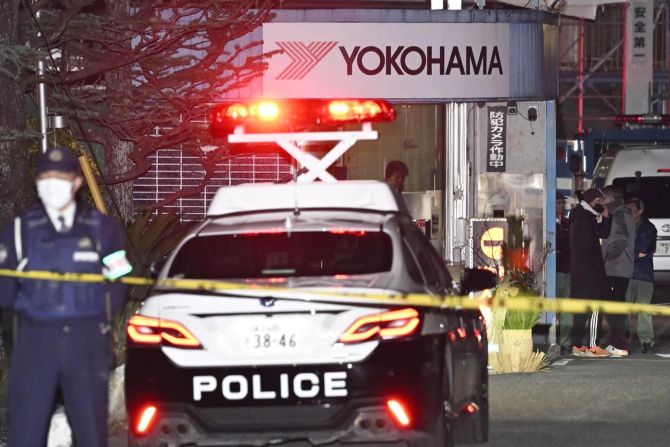 Angriff Polizei Fabrik Japan