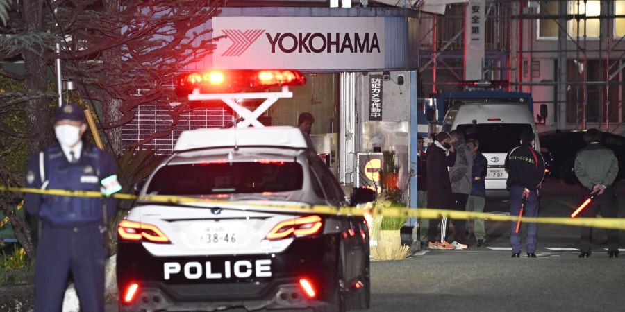 Angriff Polizei Fabrik Japan