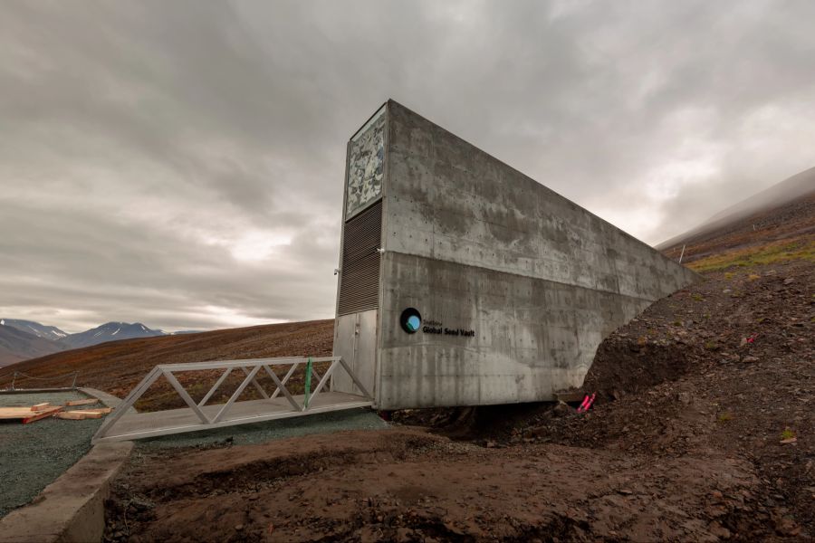 Svalbard Global Seed Vault, Norwegen, Saatgutbank