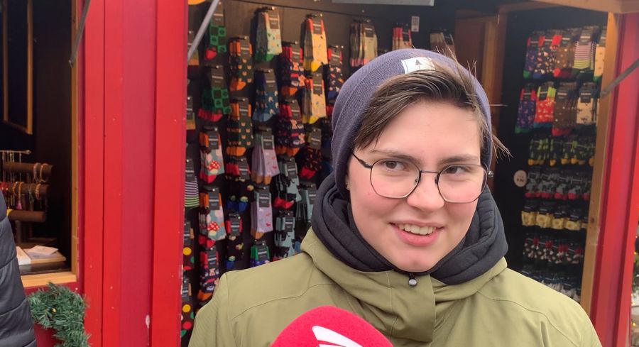 «Die Märkte im Aargau sind etwas schöner, weil das Ganze noch etwas herziger ist», sagt Sina aus dem Kanton Aargau.