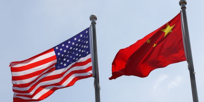 Flaggen USA China