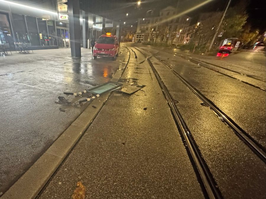 Unfall Verkehrstafel