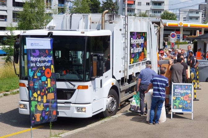 Mobiler Recyclinghof wird ausgebaut