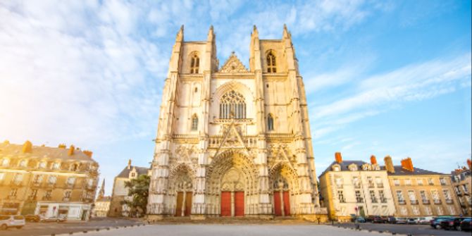 Nantes Frankreich Kathedrale Gebäude