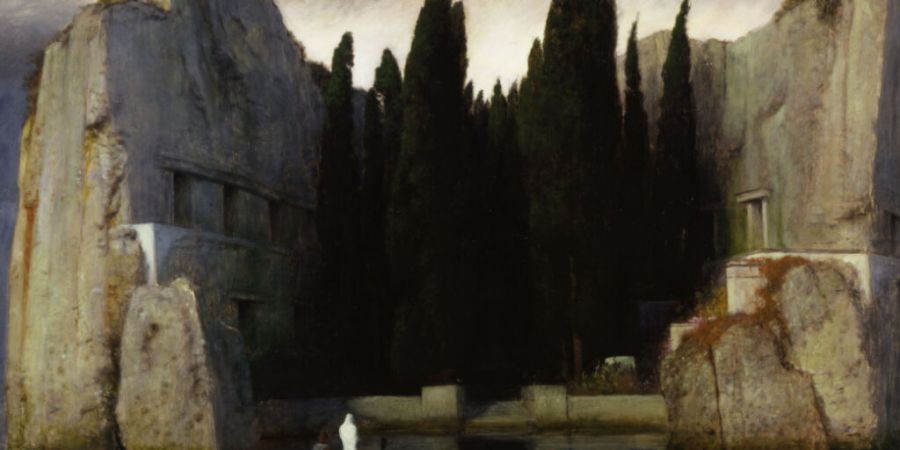 Die Berliner Version von Böcklins «Die Toteninsel», entstanden 1883: Ab September kommenden Jahres werden alle vier noch verbliebenen Versionen des Gemäldes vereint in Basel zu sehen ...