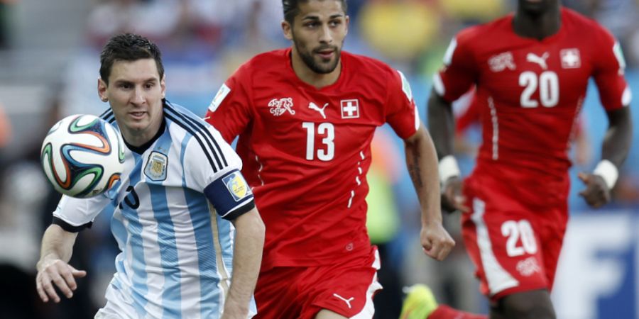 Wie schon an der WM 2014 spielt die Schweiz am Sonntag erneut gegen Argentinien. Wegen dieses Spiels gibt es in St. Gallen eine Freinacht. (Archivbild)