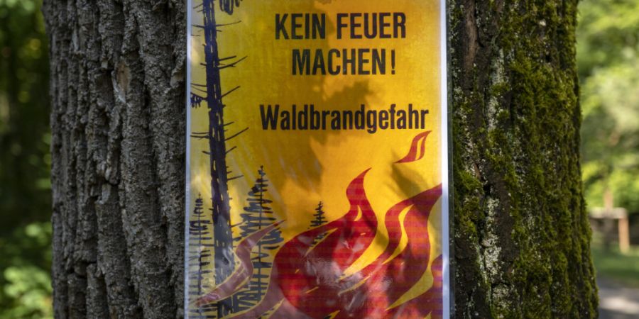 Die Waldbrandgefahr in Appenzell Ausserrhoden und Innerrhoden steigt. (Symbolbild)