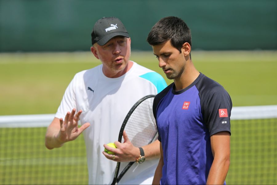 Novak Djokovic Boris Becker