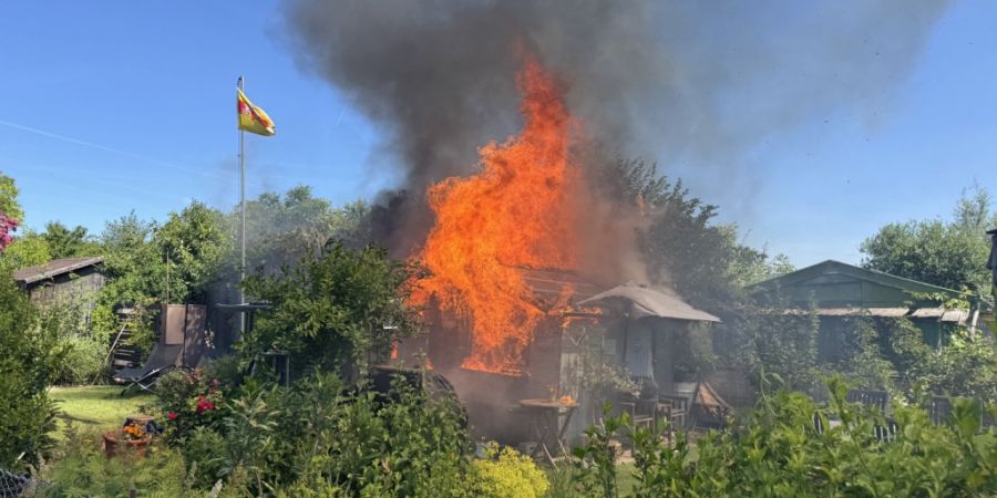 Beim Brand wurde niemand verletzt.