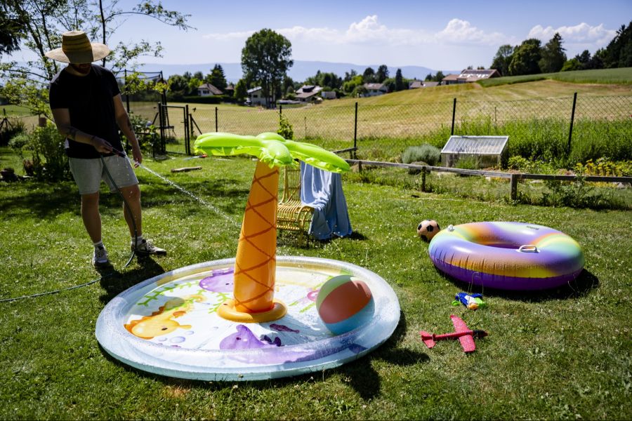Auch heute steigen die Temperaturen auf weit über 30 Grad.